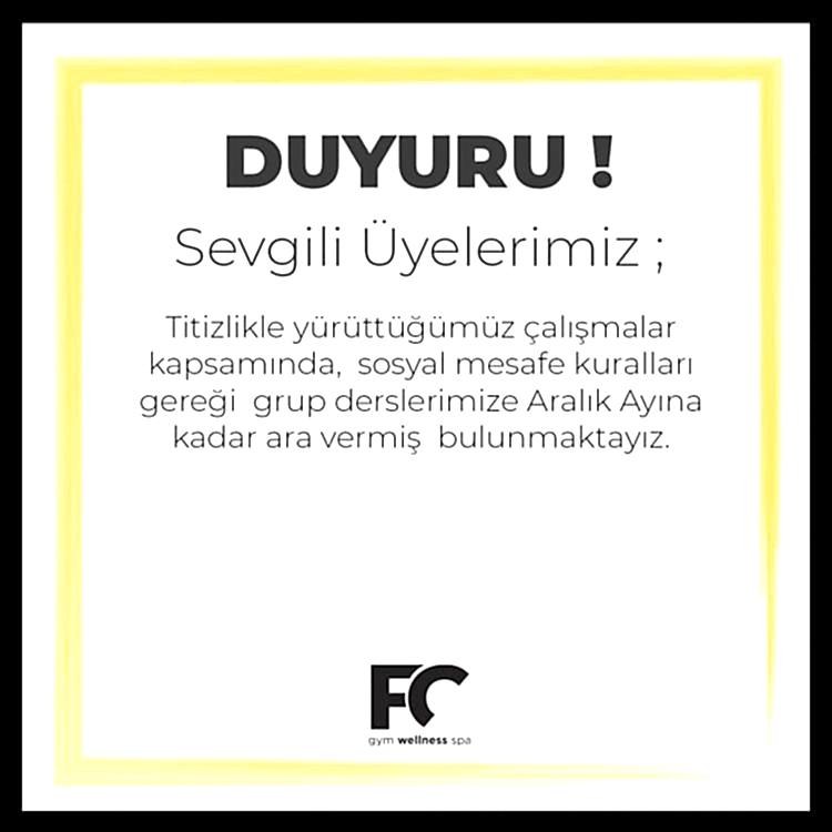 Grup Dersleri Aralık Ayına Ertelendi